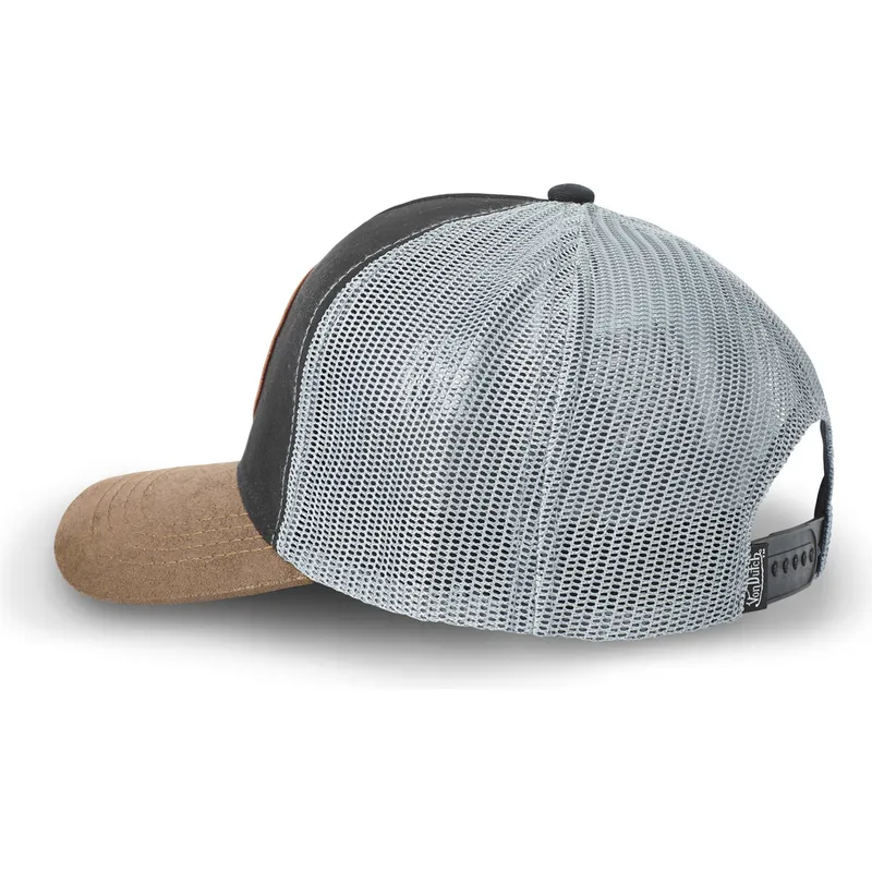 kepure-islenkta-juoda-snapback-kustom-kulture-skull-sku-von-dutch
