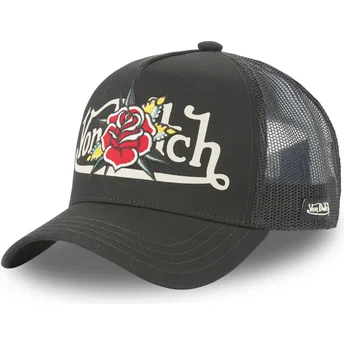 kepure-islenkta-juoda-snapback-flor-nr-von-dutch