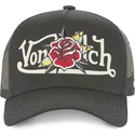 kepure-islenkta-juoda-snapback-flor-nr-von-dutch