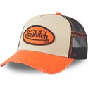 kepure-islenkta-oranzine-snapback-ora-von-dutch