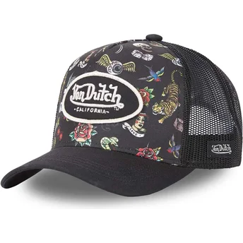 Cap išlenkta black snapback Von Dutch