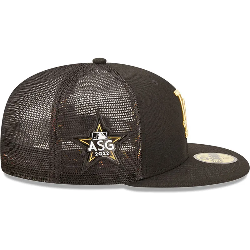 czarna-plaska-czapka-trucker-dopasowana-z-zlotym-logo-59fifty-all-star-game-los-angeles-dodgers-mlb-od-new-era