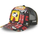 kepure-islenkta-juoda-snapback-joe-cool-pea-sam1-snoopy-zemes-riesutai-capslab