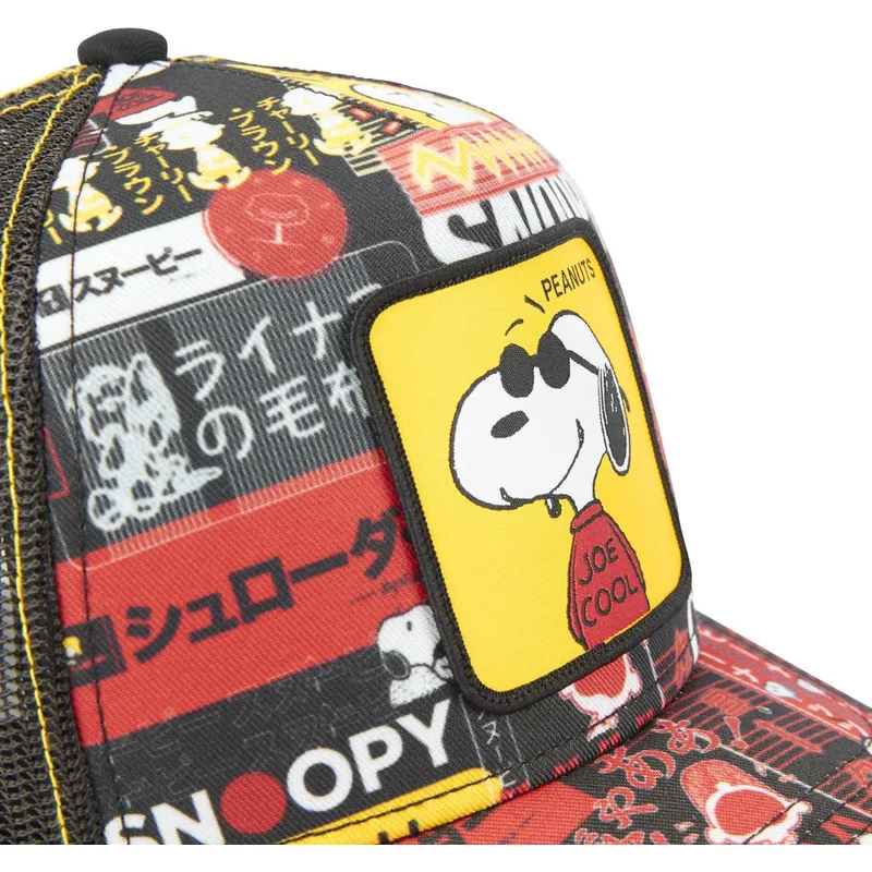 kepure-islenkta-juoda-snapback-joe-cool-pea-sam1-snoopy-zemes-riesutai-capslab
