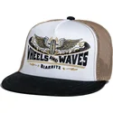 kepure-plokscia-balta-snapback-spitfire-gold-ww19-wheels-and-waves