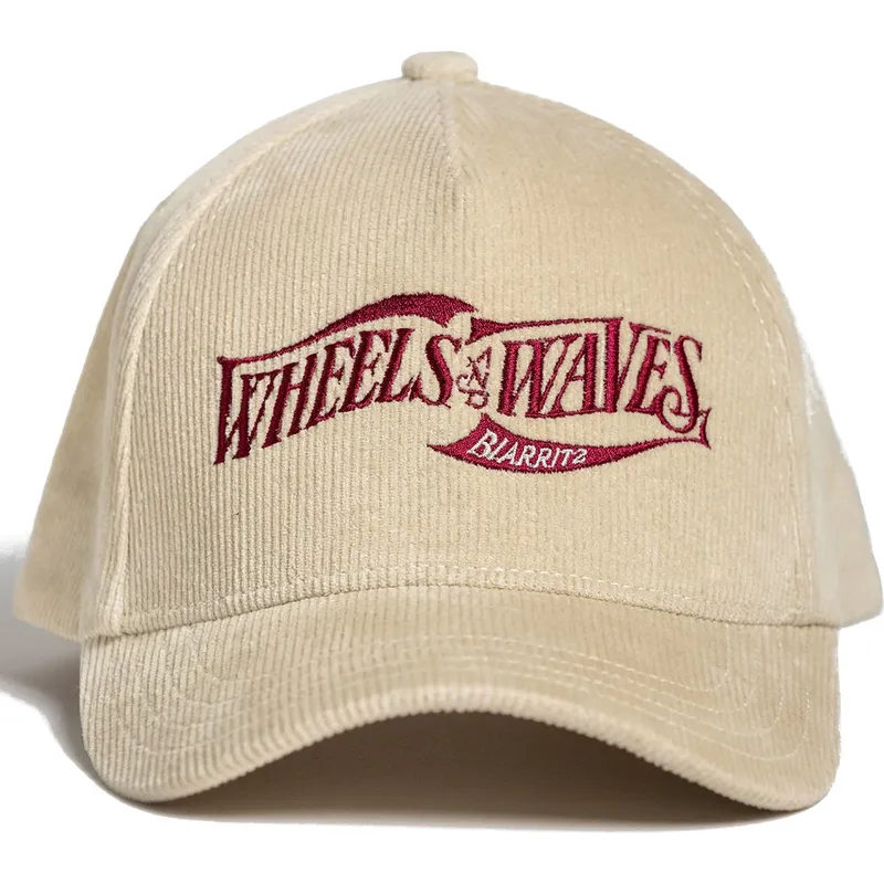cap-islenkta-beige-adjustable-strap-wheels-and-waves