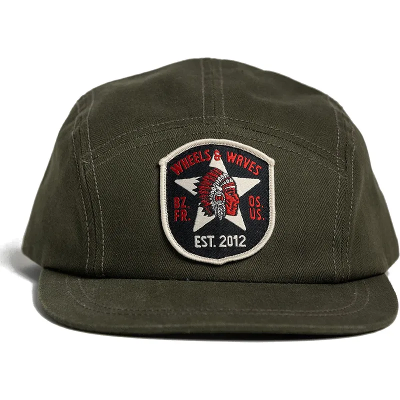 kepure-plokscia-ruda-reguliuojamas-6-panel-starfire-ww21-wheels-and-waves