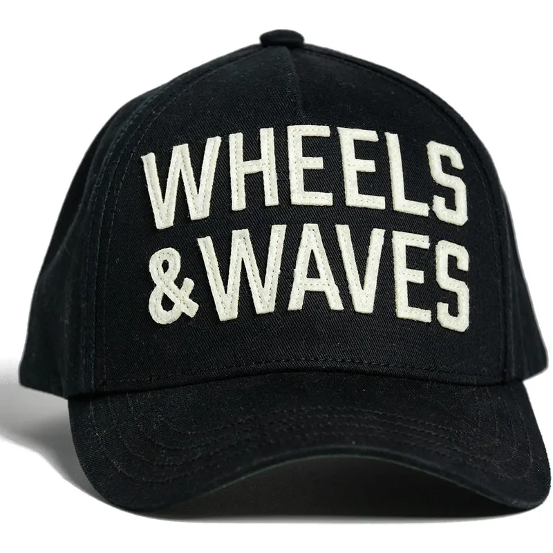 kepure-islenkta-juoda-snapback-classic-ww22-wheels-and-waves