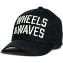 kepure-islenkta-juoda-snapback-classic-ww22-wheels-and-waves