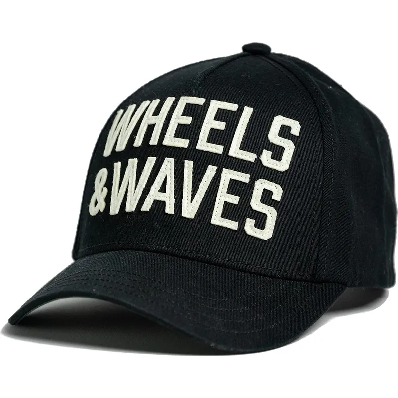 kepure-islenkta-juoda-snapback-classic-ww22-wheels-and-waves