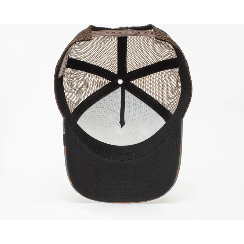 kepure-islenkta-kamufliazas-snapback-goat-clay-henry-the-farm-goorin-bros