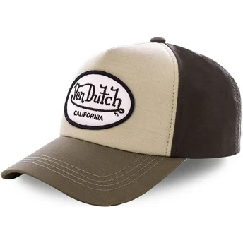 Kepurė išlenkta žalia snapback TOI1 Von Dutch