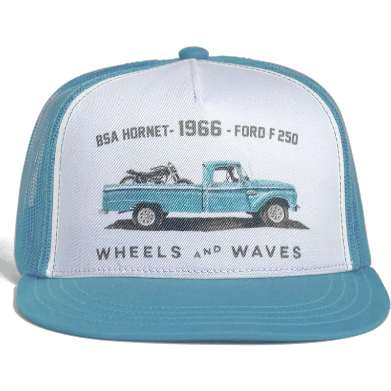 czapka-trucker-plaska-biala-i-niebieska-1966-ww23-wheels-and-waves