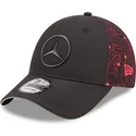 kepure-islenkta-juoda-reguliuojamas-9forty-esports-grand-prix-mercedes-formula-1-new-era
