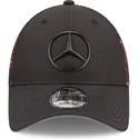 kepure-islenkta-juoda-reguliuojamas-9forty-esports-grand-prix-mercedes-formula-1-new-era