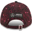 kepure-islenkta-juoda-reguliuojamas-9forty-esports-grand-prix-mercedes-formula-1-new-era