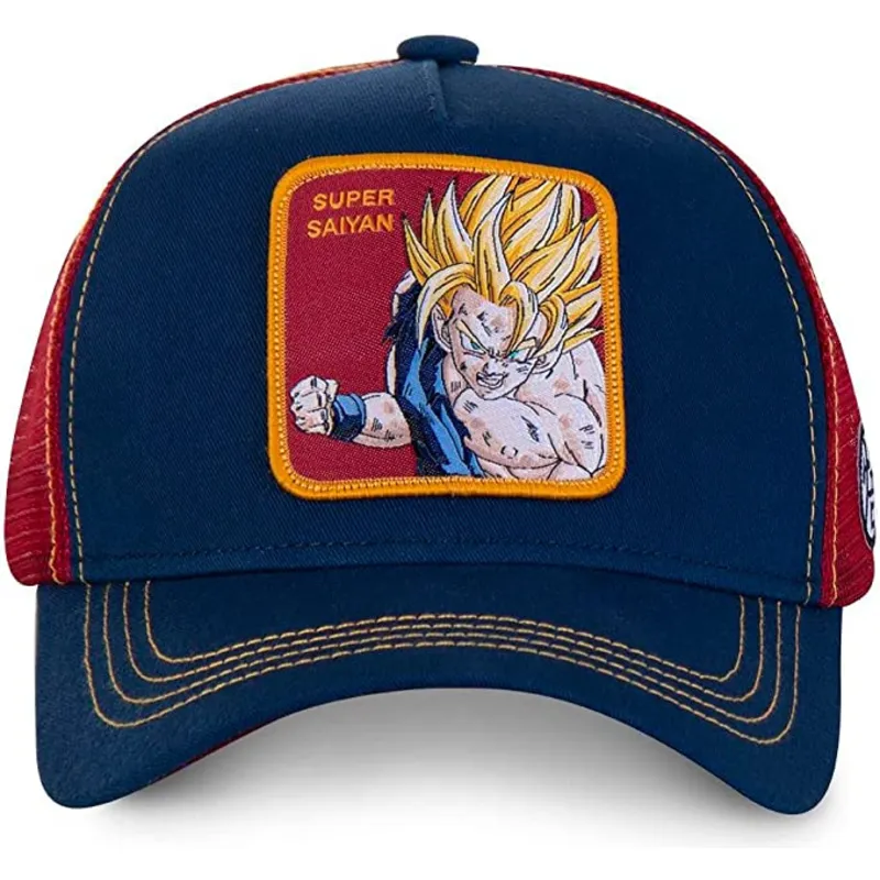kepure-islenkta-tamsiai-melyna-snapback-super-saiyan-say1-son-goku-dragon-ball-capslab