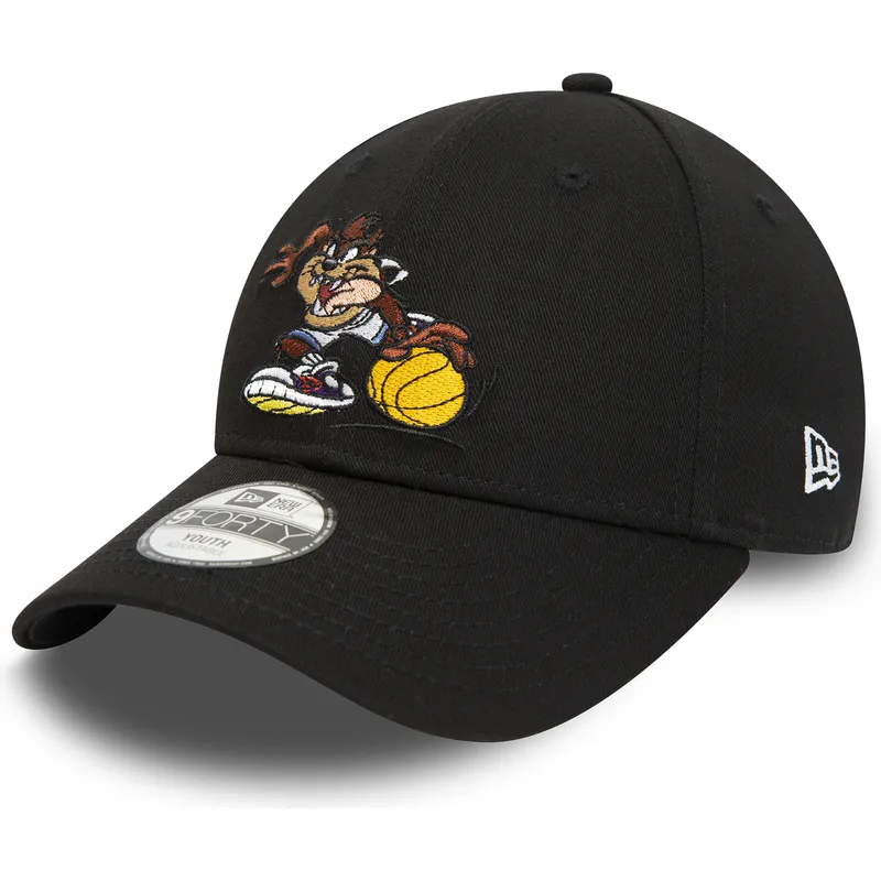 kepure-islenkta-juoda-reguliuojamas-vaikams-9forty-sporty-tasmania-looney-tunes-new-era