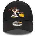 kepure-islenkta-juoda-reguliuojamas-vaikams-9forty-sporty-tasmania-looney-tunes-new-era