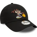 kepure-islenkta-juoda-reguliuojamas-vaikams-9forty-sporty-tasmania-looney-tunes-new-era