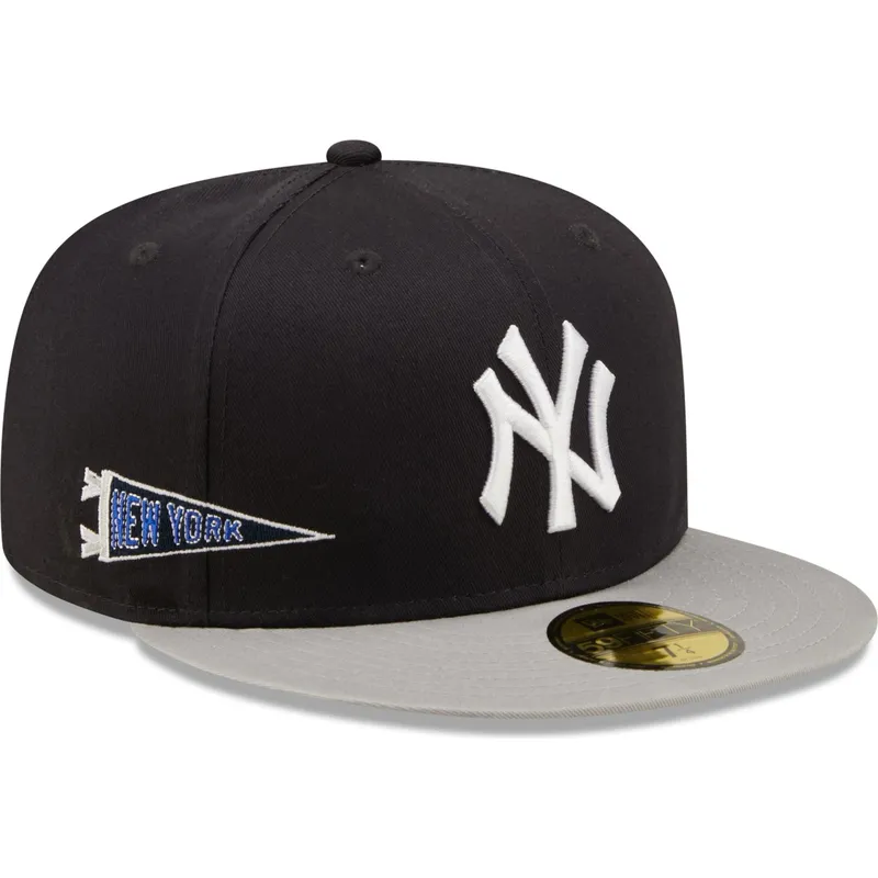 kepure-plokscia-tamsiai-melyna-priglundanti-59fifty-team-city-patch-new-york-yankees-mlb-new-era