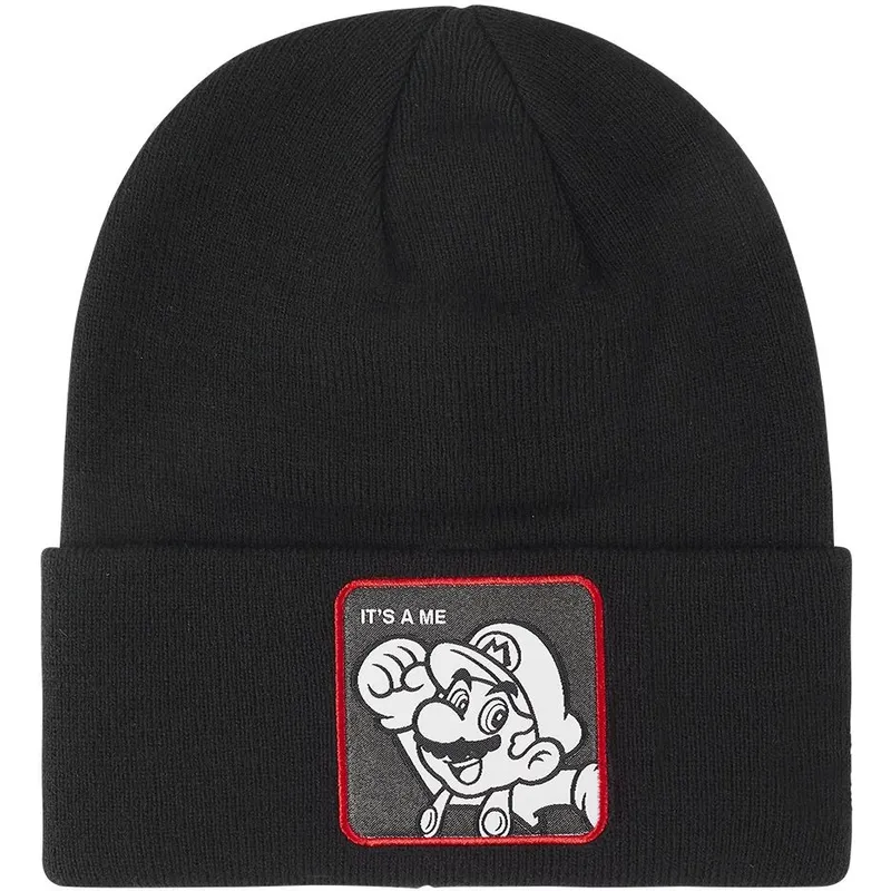 kepure-juoda-its-a-me-bon-tri1-bros-mario-super-mario-bros-capslab