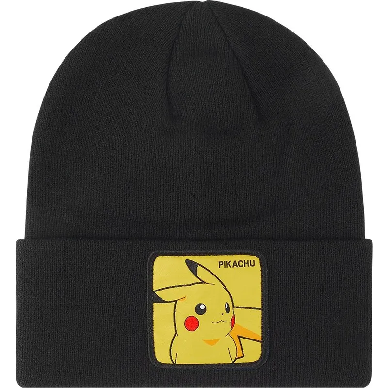 kepure-juoda-bon-pik1-pikachu-pokemon-capslab