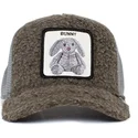 czapka-trucker-brazowo-szara-z-pluszowym-krolikiem-bunny-business-the-farm-od-goorin-bros