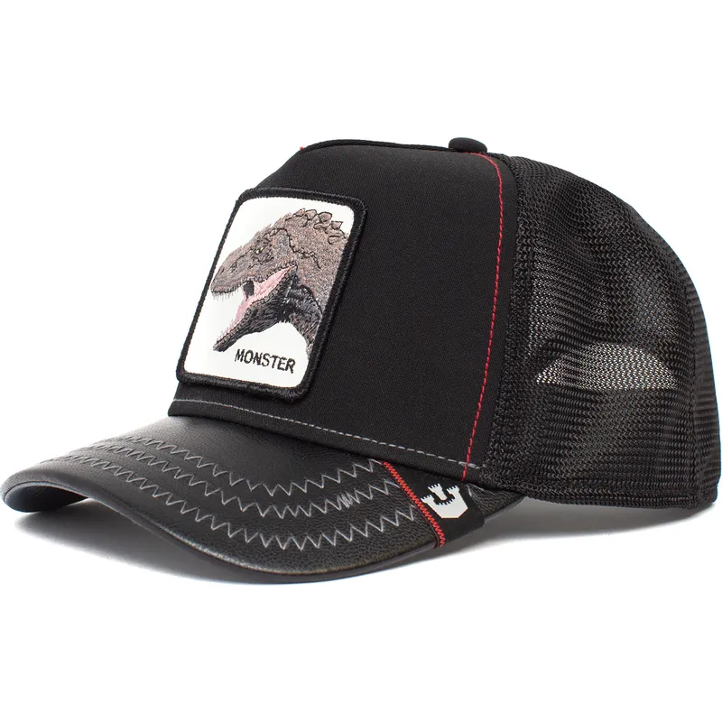 kepure-islenkta-juoda-snapback-monster-tyrant-king-the-farm-goorin-bros
