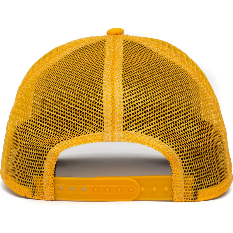 kepure-islenkta-geltona-snapback-defense-roofed-lizard-the-farm-goorin-bros
