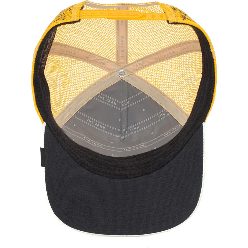 kepure-islenkta-geltona-snapback-defense-roofed-lizard-the-farm-goorin-bros
