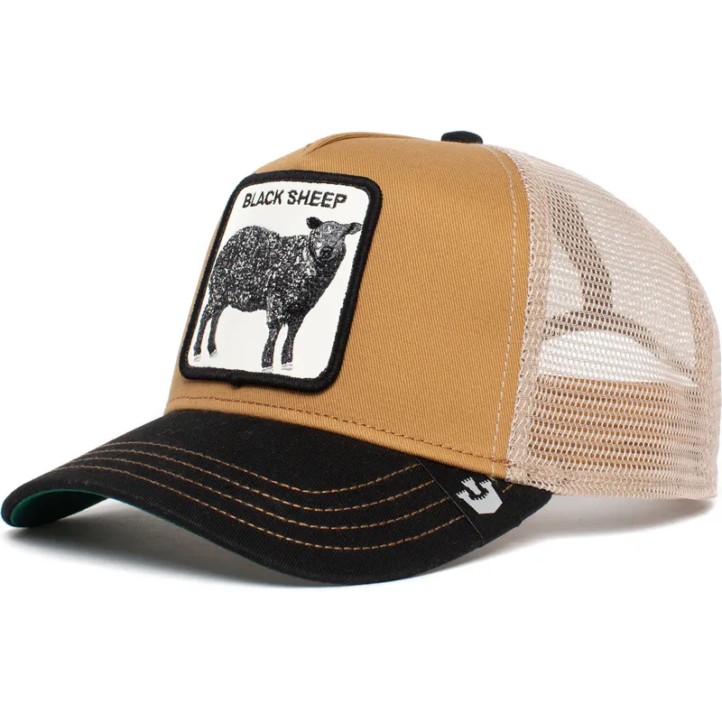kepure-islenkta-ruda-snapback-the-black-sheep-the-farm-goorin-bros