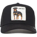czapka-trucker-czarna-pies-rottweiler-bad-boy-the-baddest-boy-the-farm-od-goorin-bros