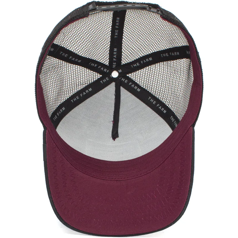 kepure-islenkta-raudona-snapback-the-bull-the-farm-goorin-bros
