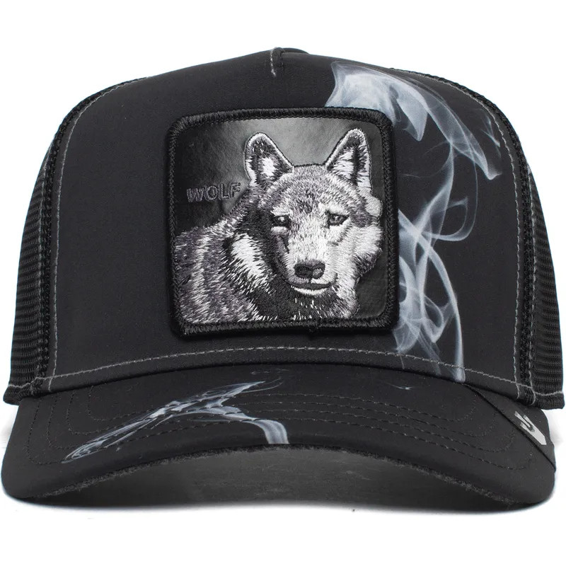 kepure-islenkta-juoda-snapback-wolf-asphalt-jungle-the-farm-goorin-bros