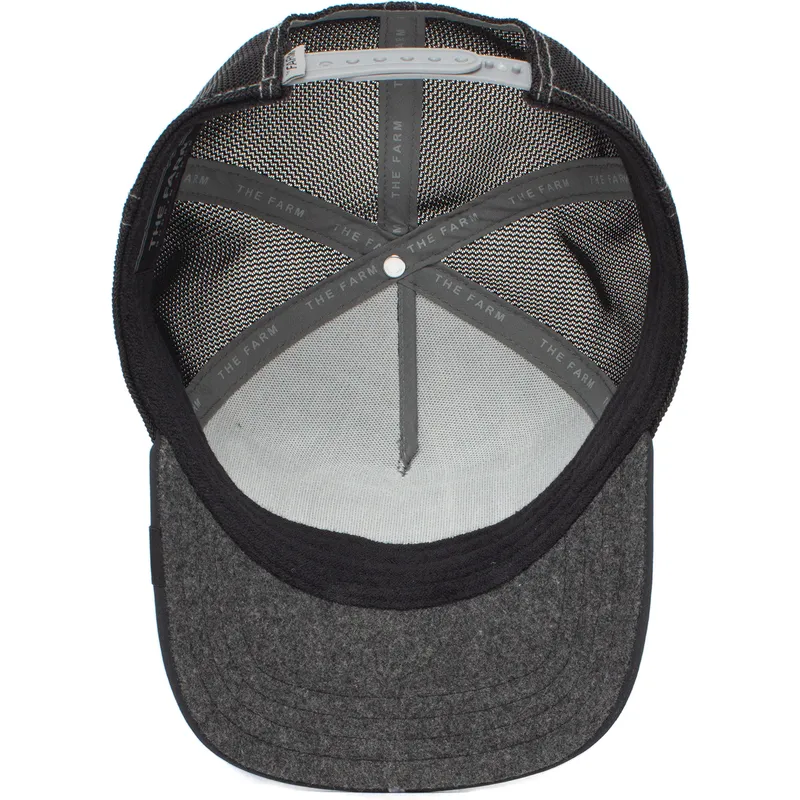 kepure-islenkta-juoda-snapback-wolf-asphalt-jungle-the-farm-goorin-bros