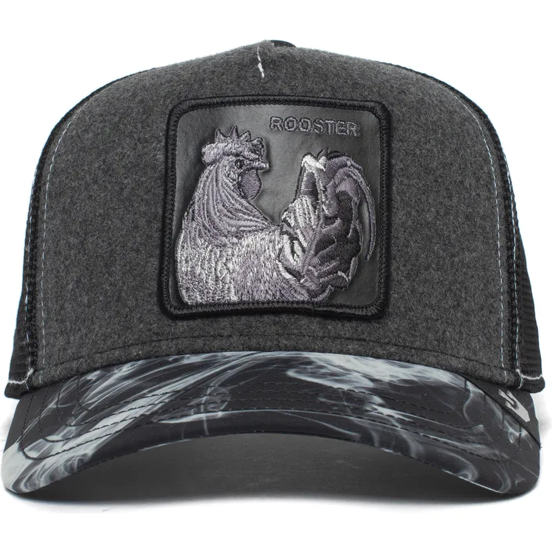 kepure-islenkta-juoda-snapback-maltese-rooster-the-farm-goorin-bros kepure-islenkta-juoda-snapback-maltese-rooster-the-farm-goorin-bros