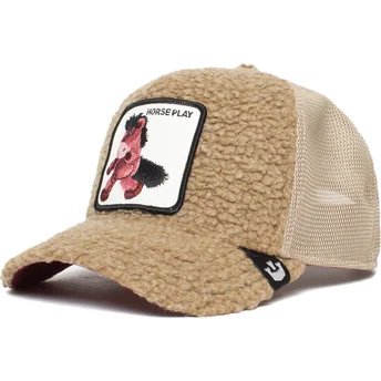 kepure-islenkta-ruda-snapback-vaikams-horse-play-little-horsey-the-farm-goorin-bros