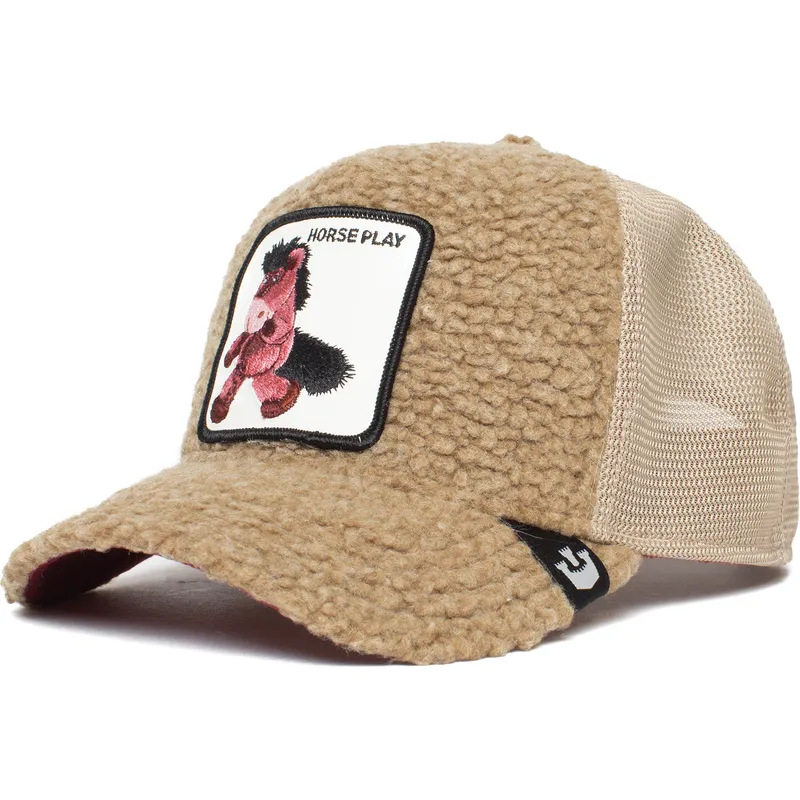 kepure-islenkta-ruda-snapback-vaikams-horse-play-little-horsey-the-farm-goorin-bros