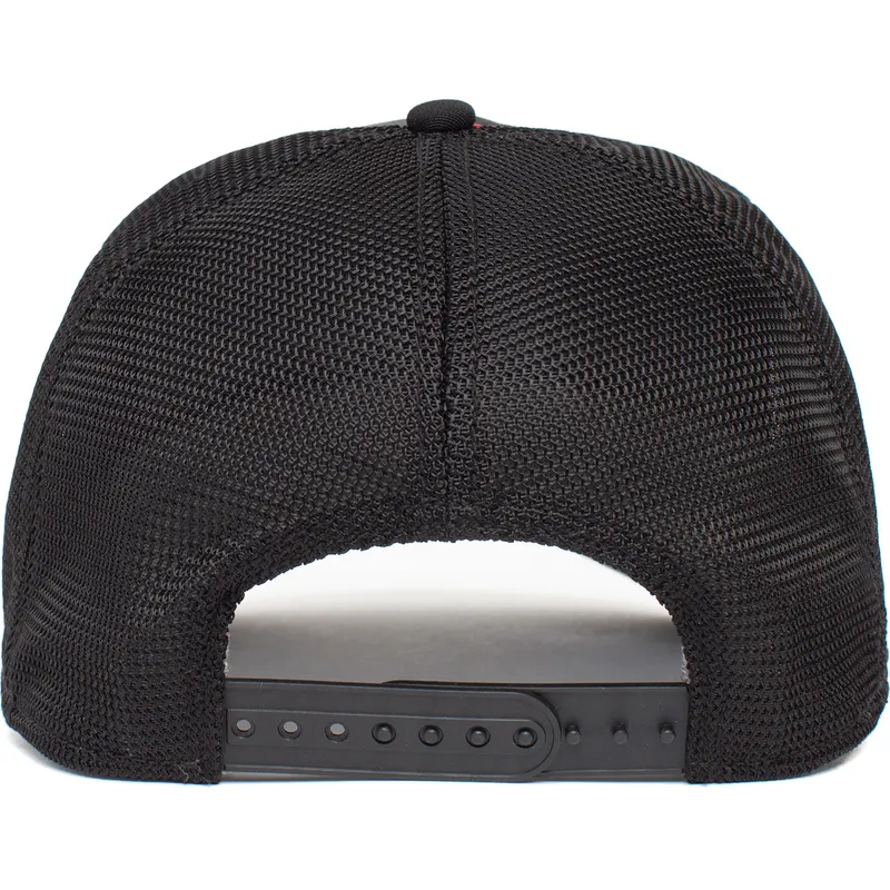 czapka-trucker-czarna-dla-chlopca-dinozaur-t-rex-little-monster-the-farm-od-goorin-bros