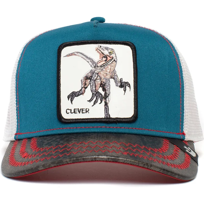 kepure-islenkta-melyna-snapback-vaikams-clever-little-raptor-the-farm-goorin-bros