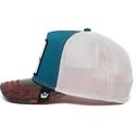 czapka-trucker-niebiesko-bialo-czarna-dla-chlopca-velociraptor-clever-little-raptor-the-farm-od-goorin-bros