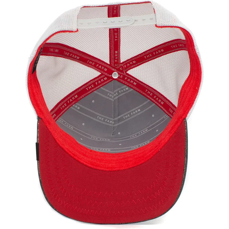 kepure-islenkta-melyna-snapback-vaikams-clever-little-raptor-the-farm-goorin-bros