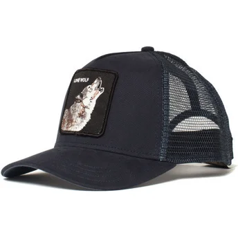 kepure-islenkta-tamsiai-melyna-snapback-vaikams-lone-wolf-little-howler-the-farm-goorin-bros