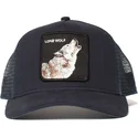 kepure-islenkta-tamsiai-melyna-snapback-vaikams-lone-wolf-little-howler-the-farm-goorin-bros