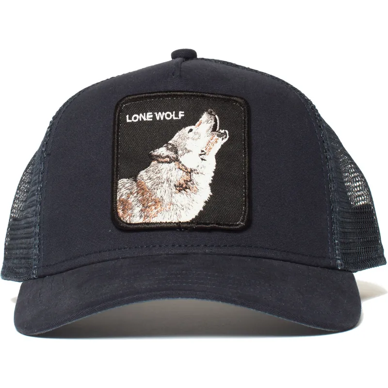 kepure-islenkta-tamsiai-melyna-snapback-vaikams-lone-wolf-little-howler-the-farm-goorin-bros
