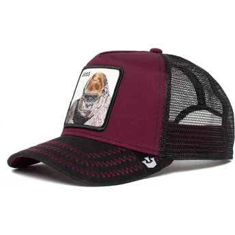 kepure-islenkta-raudona-snapback-the-boss-the-farm-goorin-bros