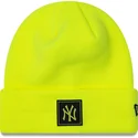 kepure-geltona-neon-team-cuff-new-york-yankees-mlb-new-era