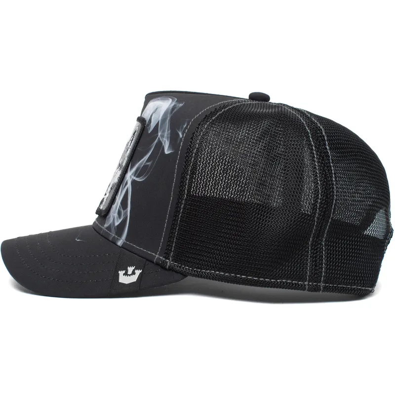 kepure-islenkta-juoda-snapback-wolf-asphalt-jungle-the-farm-goorin-bros