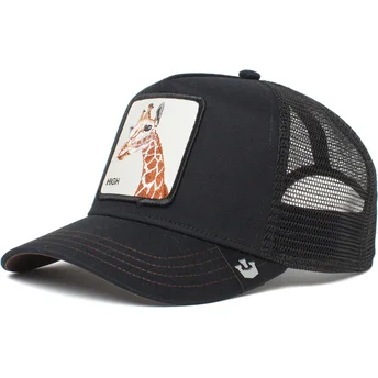 kepure-islenkta-juoda-snapback-high-the-giraffe-the-farm-goorin-bros